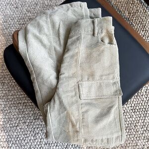 Buckle Corduroy Pants